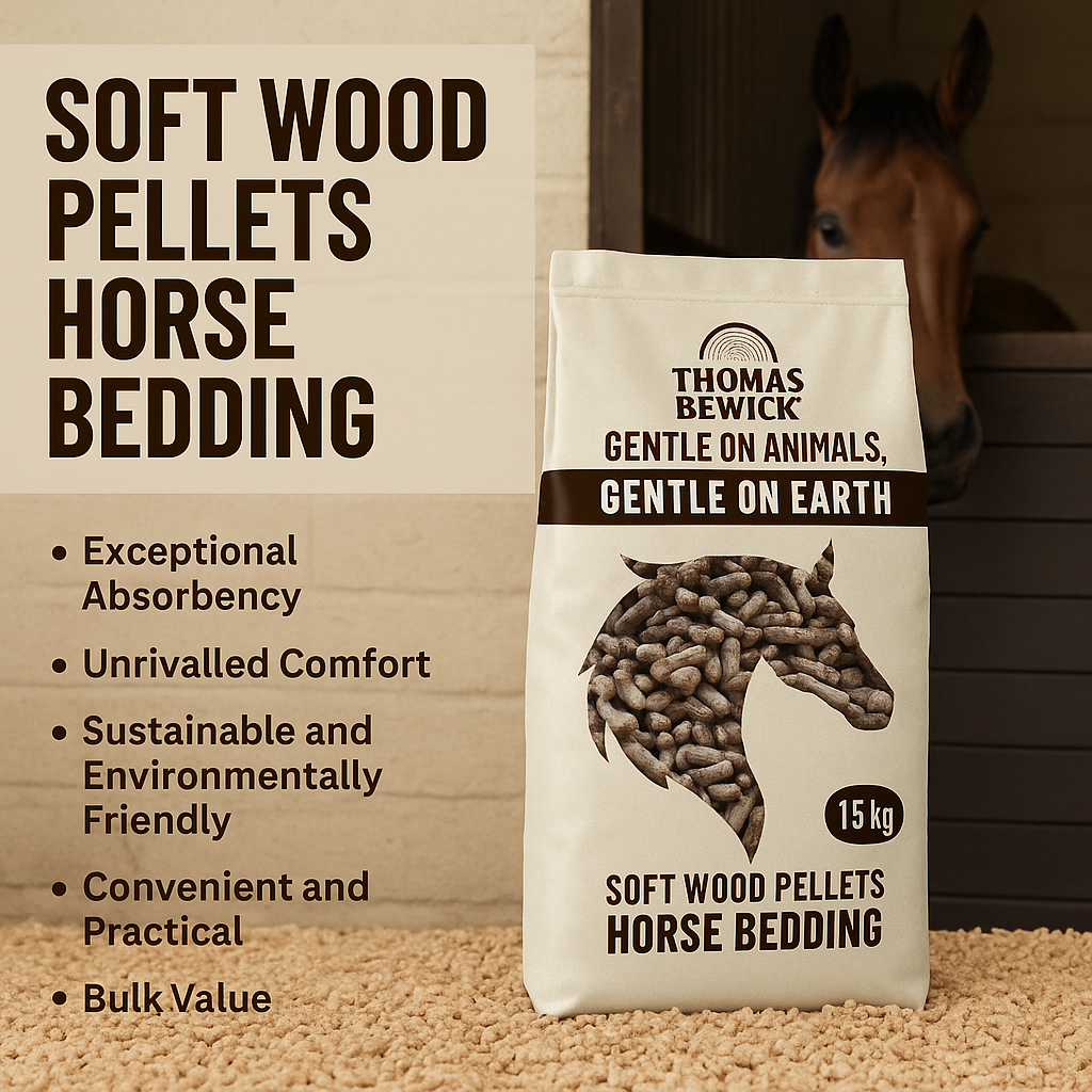 Soft Wood Pellets Horse Bedding